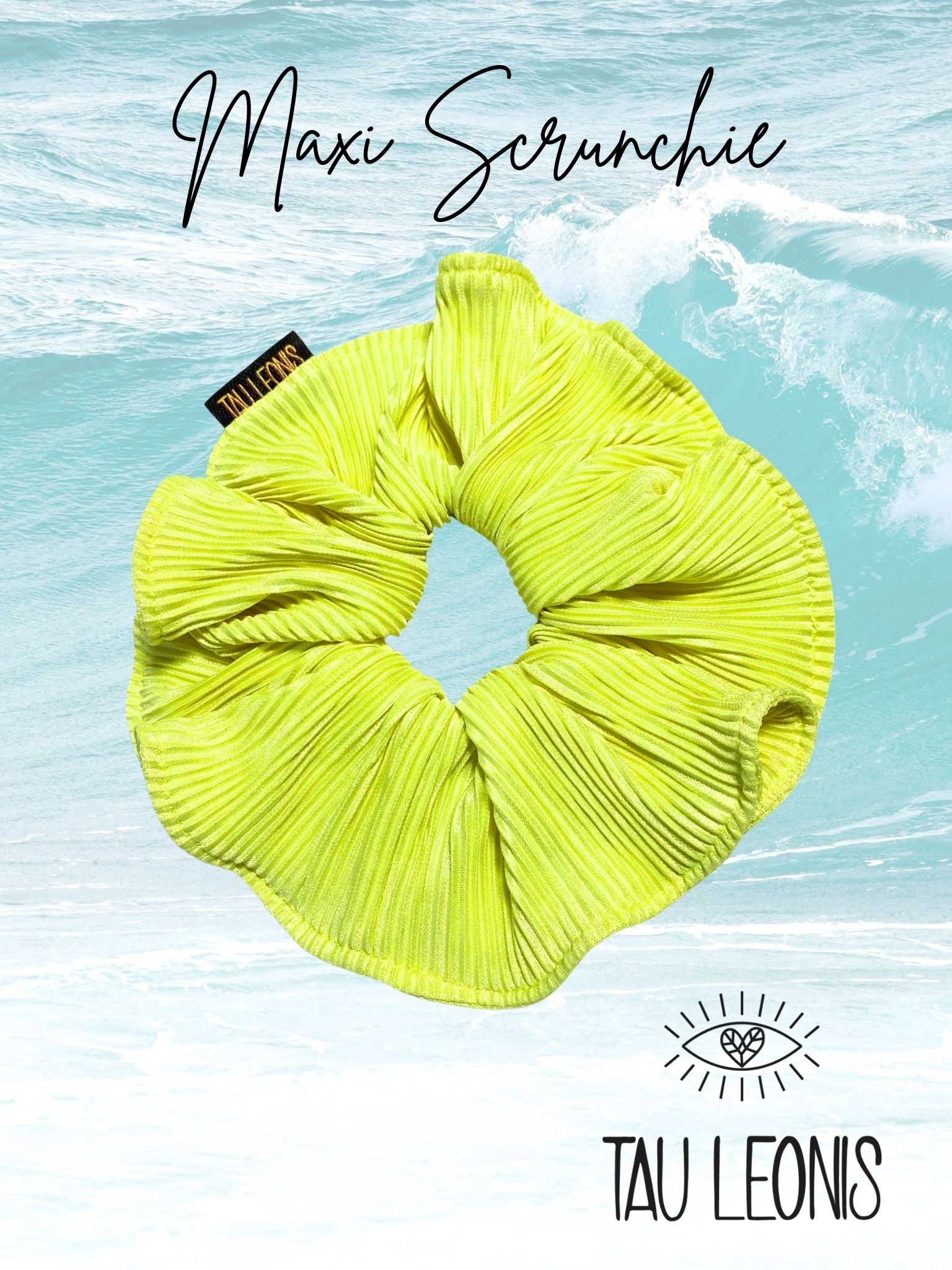 Maxi Scrunchie Plisado Luz Solar