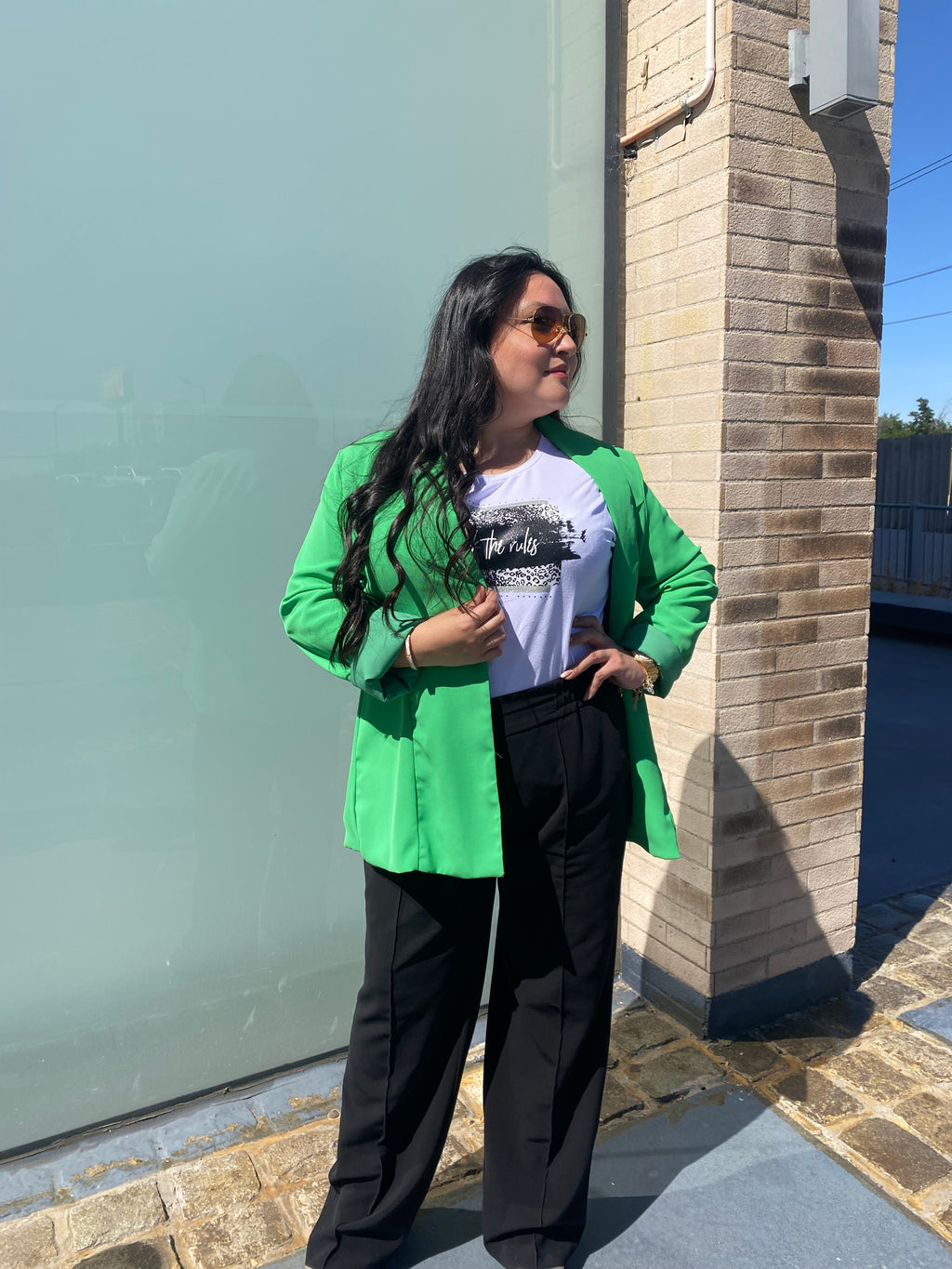 BLAZER✨Curvy✨ Verde Primavera 🥝