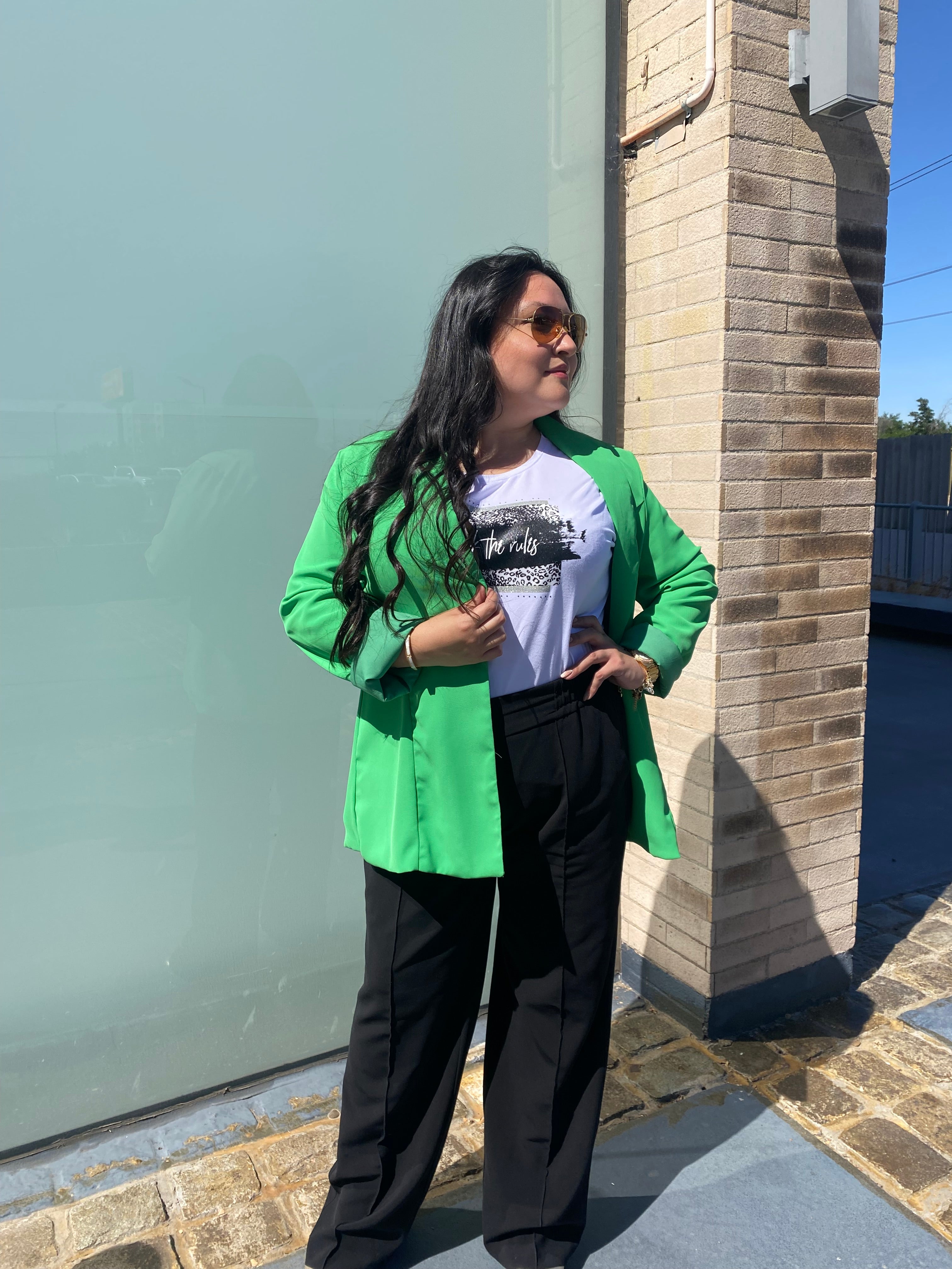 BLAZER✨Curvy✨ Verde Primavera 🥝