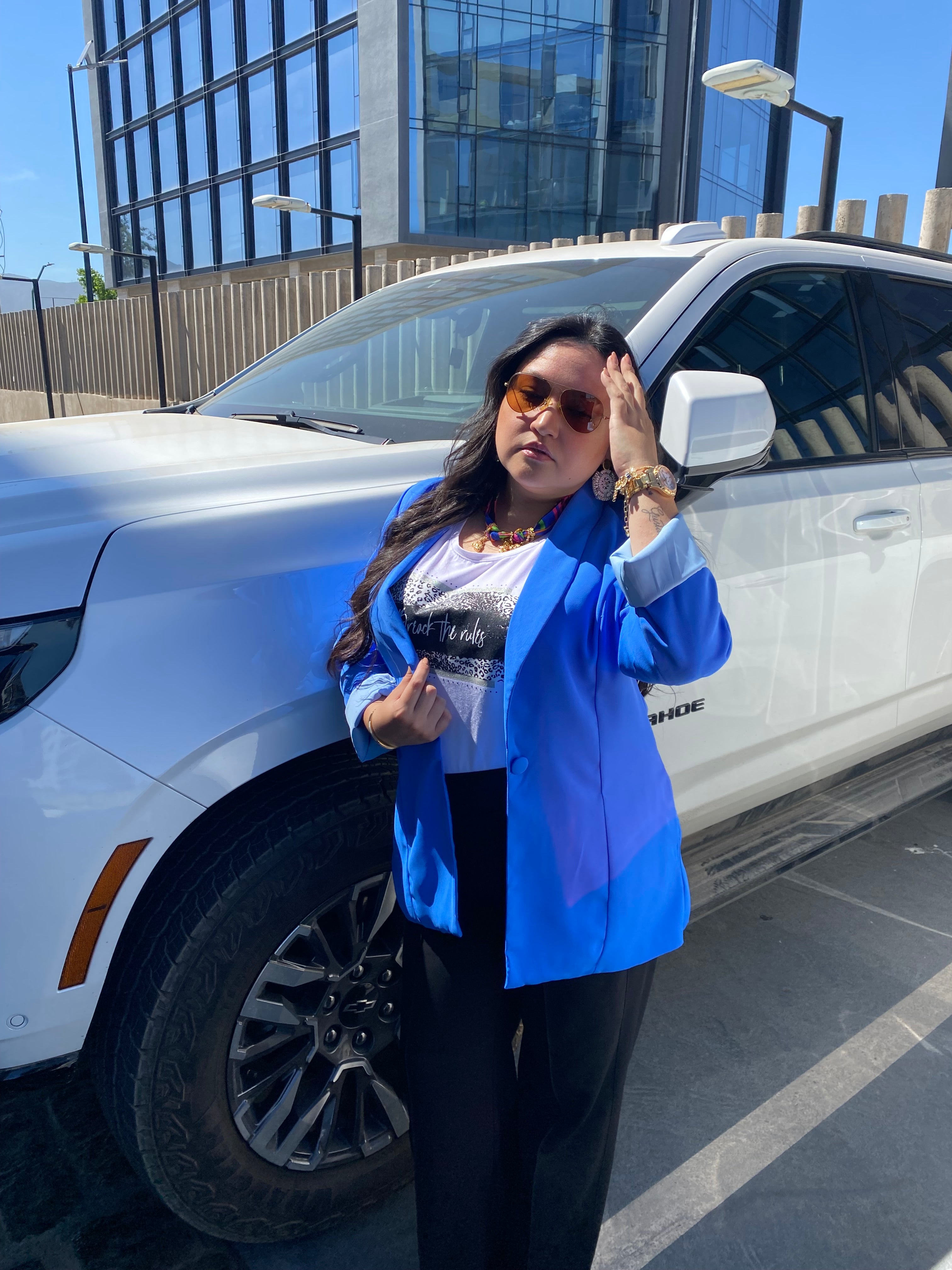 BLAZER✨Curvy✨AZUL GRECIA 🌊